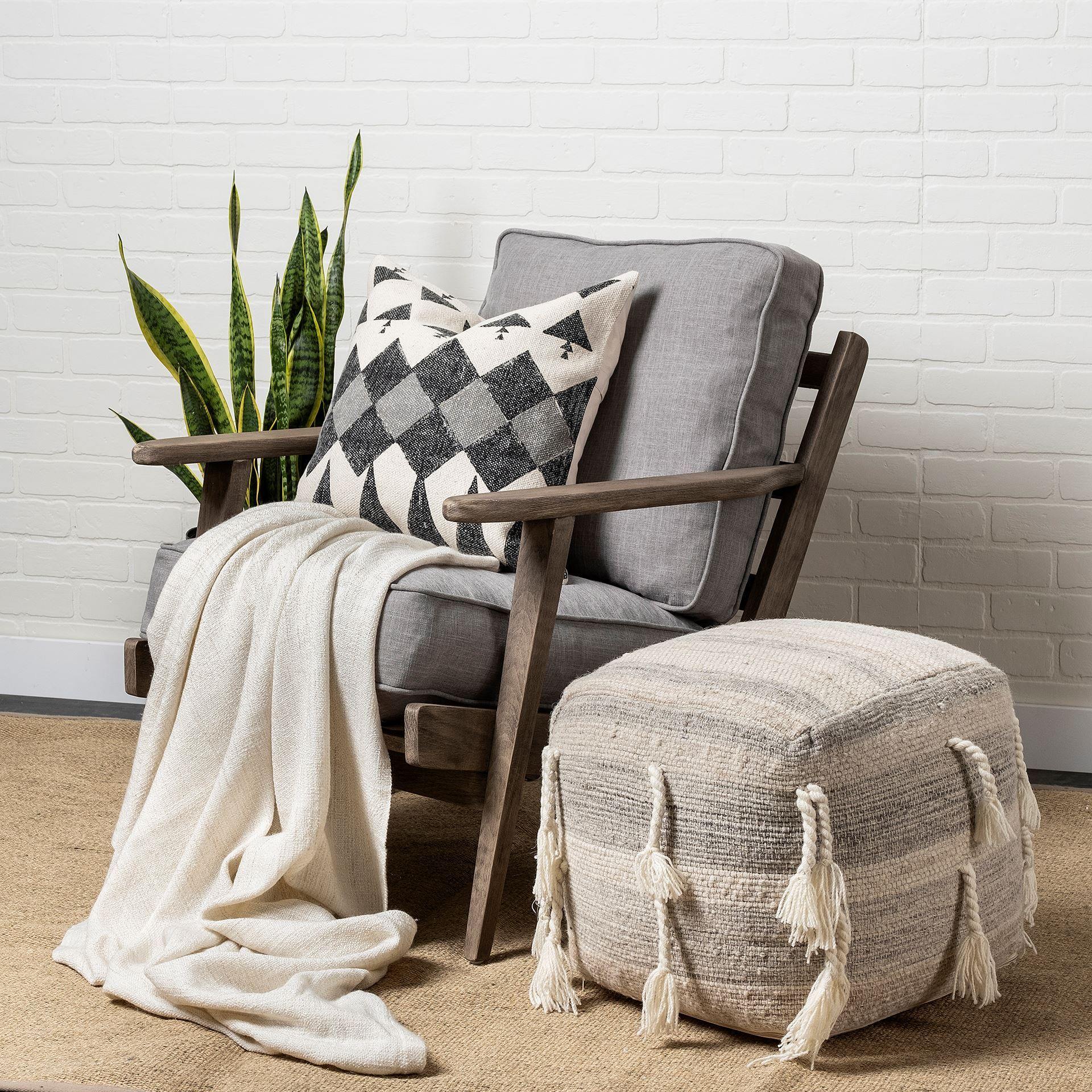 Olympus Chair, Flint Grey - Reimagine Designs - Armchair, new