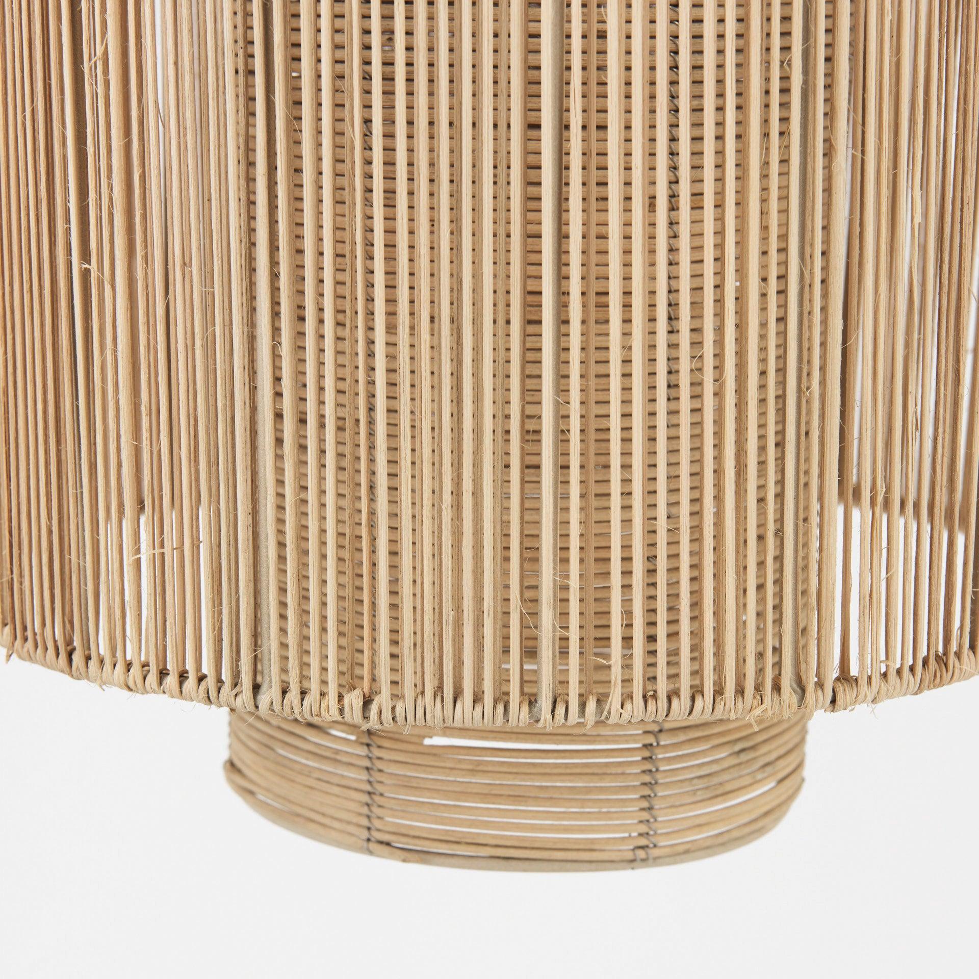 Aviario Cylindrical Rattan Pendant Light - Reimagine Designs - Lighting, new, Pendant