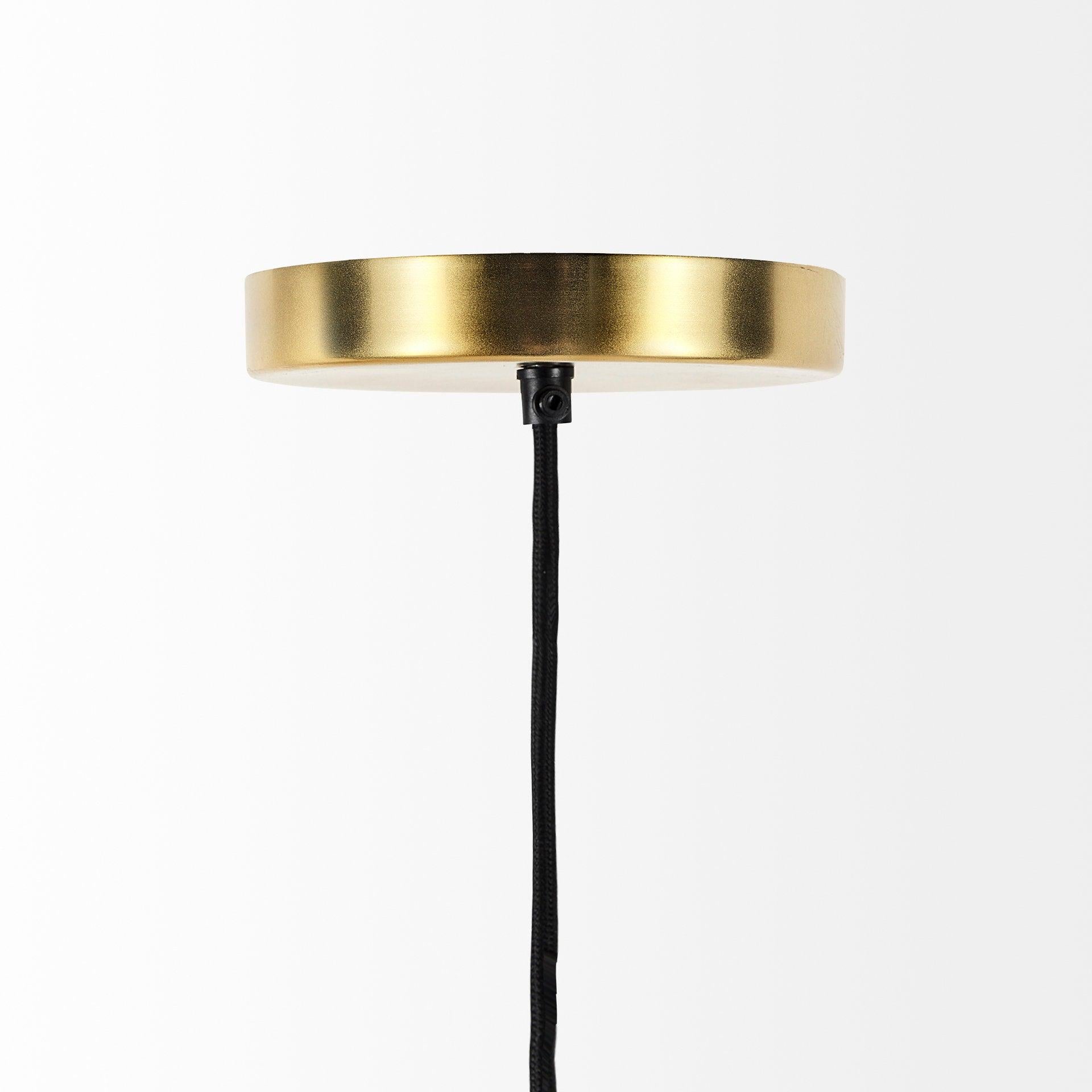 Gold Mesh and Iron Pendant Light - Reimagine Designs - new, Pendant