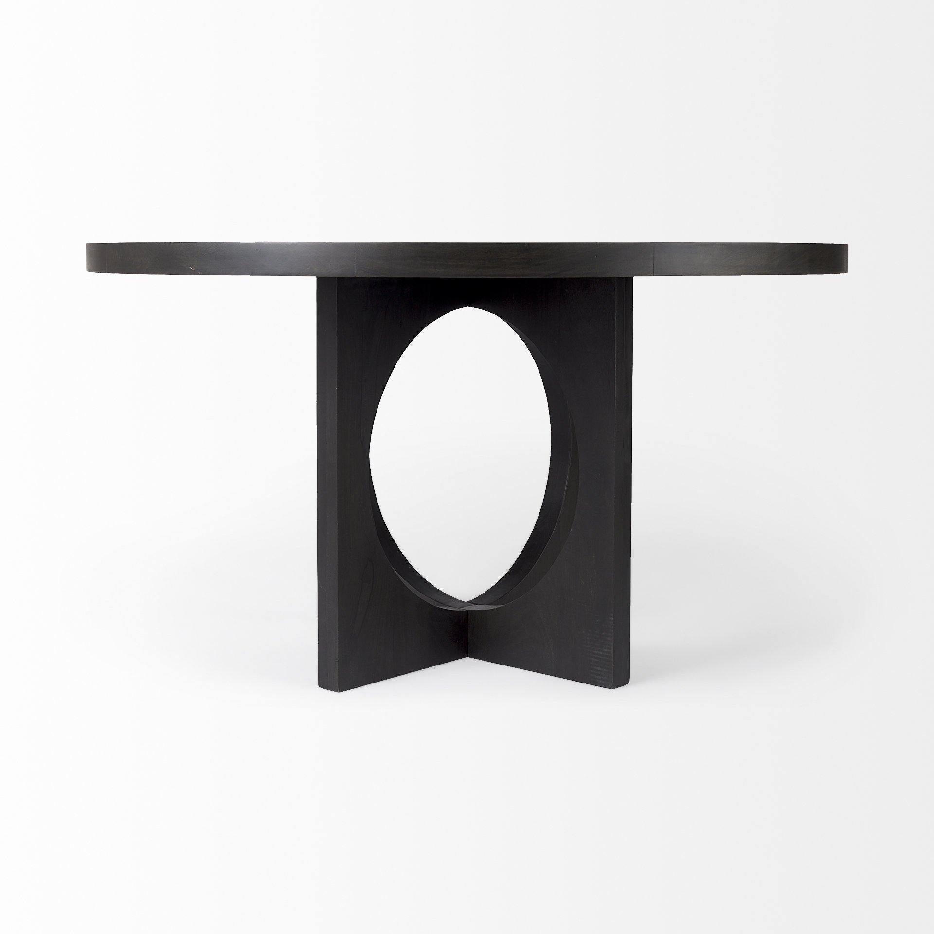 Liesl Black Mango Wood Dining Table - Reimagine Designs - dining table, new