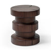 INEZ END TABLE, BROWN - Reimagine Designs - new, side table, Side Tables