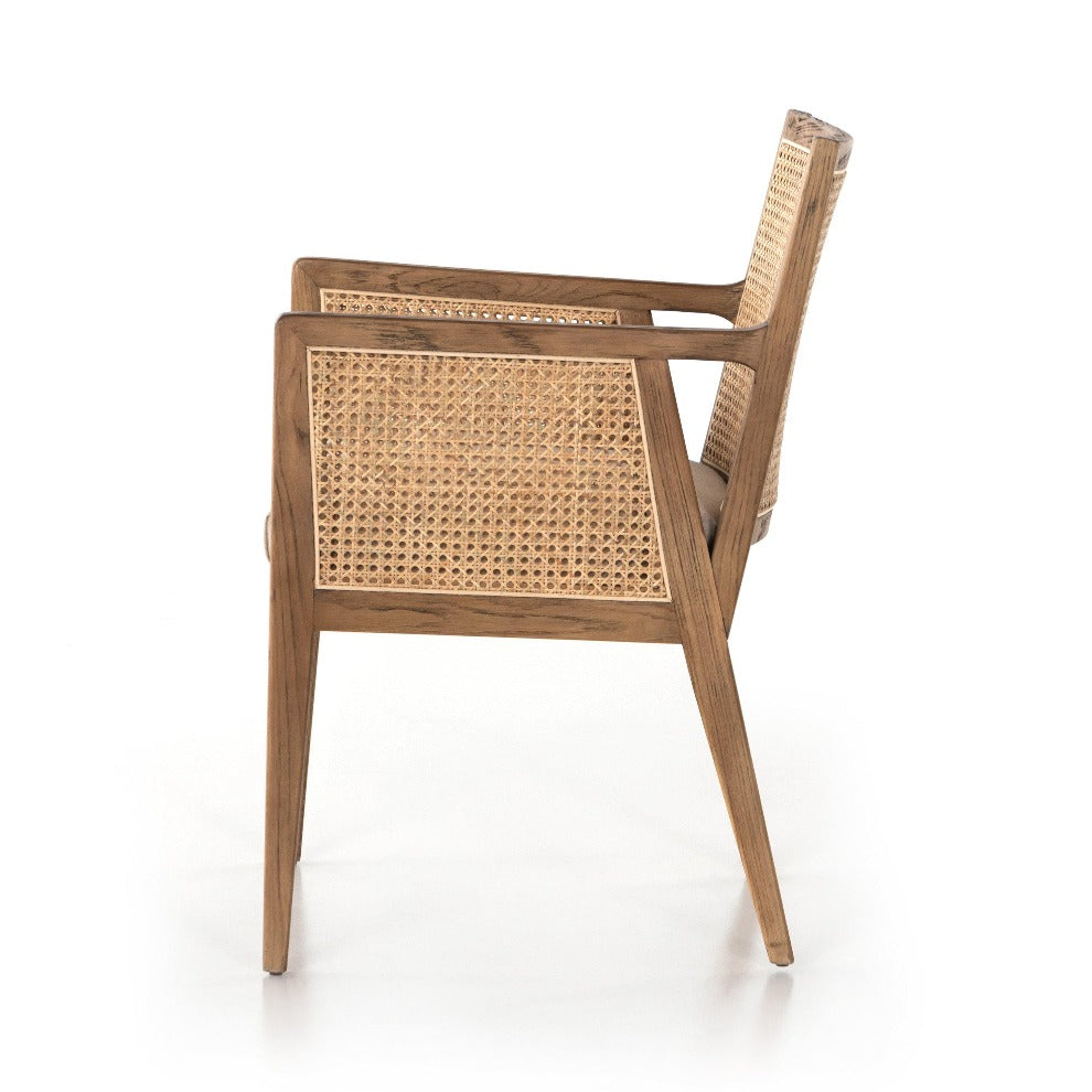 Antonia Cane Dining Arm Chair - Natural - Reimagine Designs - Dining Chair