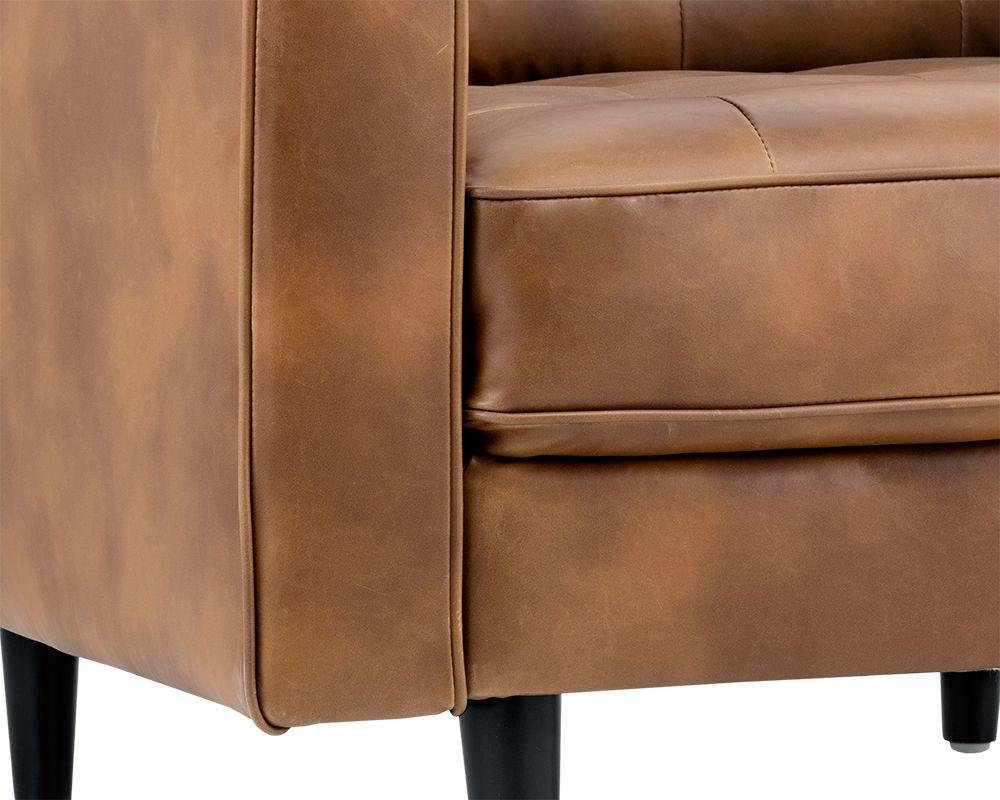 Donnie Tobacco Tan Armchair - Reimagine Designs - Armchair, Office Chair