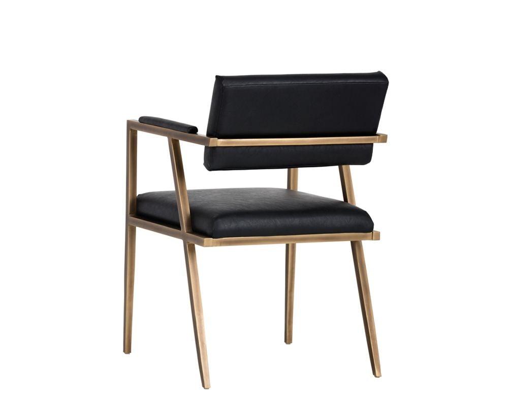 Ventouz Armchair - Vintage Black - Reimagine Designs - Dining Chair