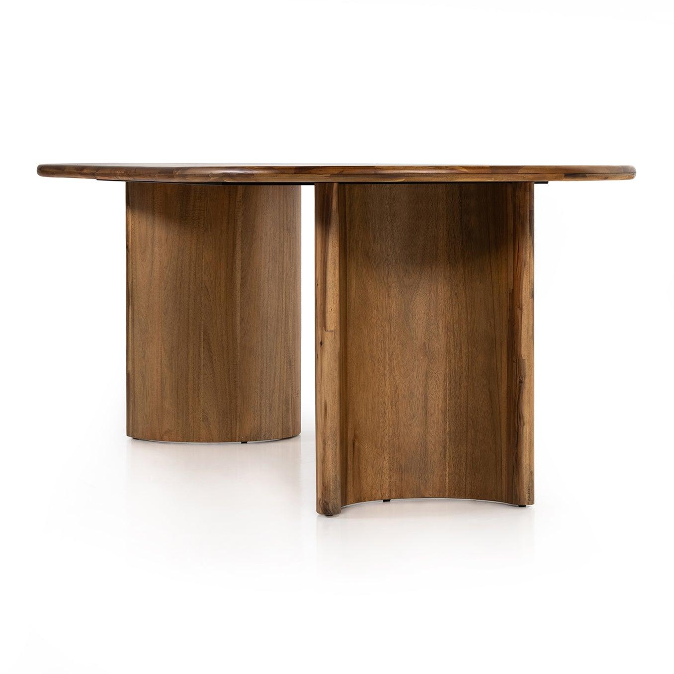 Paden Acacia Dining Table, Sandy Acacia - Reimagine Designs - dining table, new