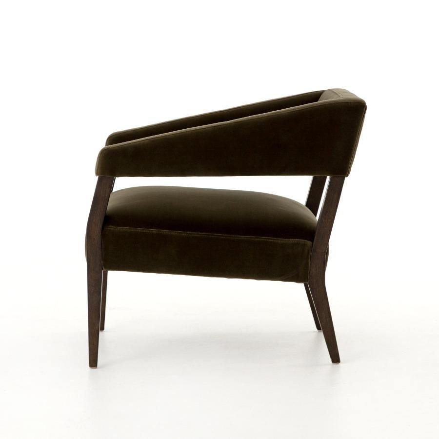Gary Club Chair, Olive Green - Reimagine Designs - Armchair, new