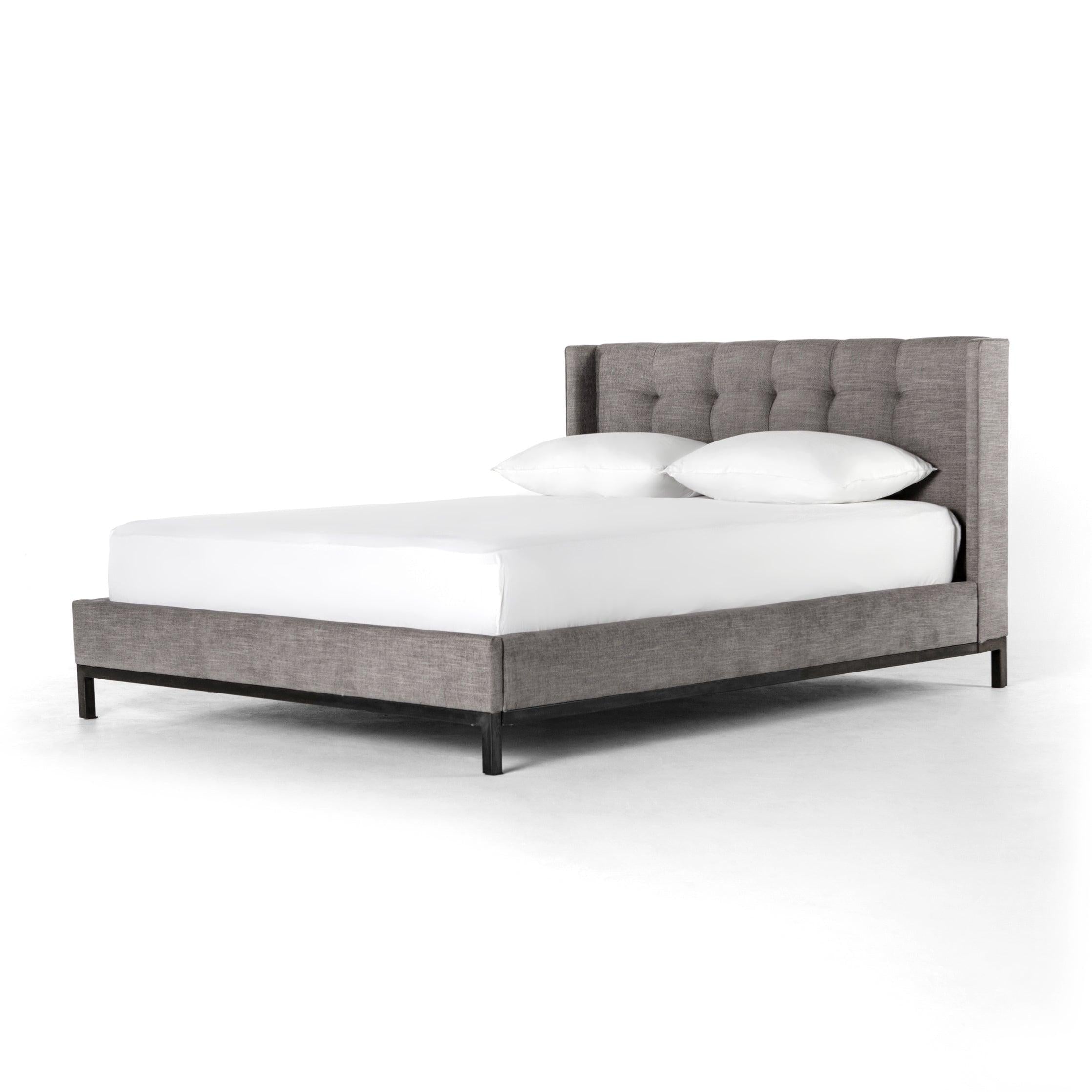 Newhall Bed, Harbor Grey - Reimagine Designs - bed, new
