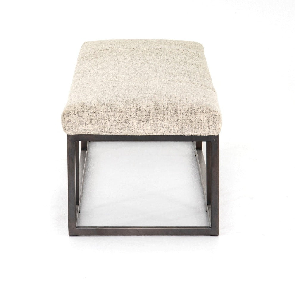 Beaumont Linen Bench - Reimagine Designs - bench, new, ottoman