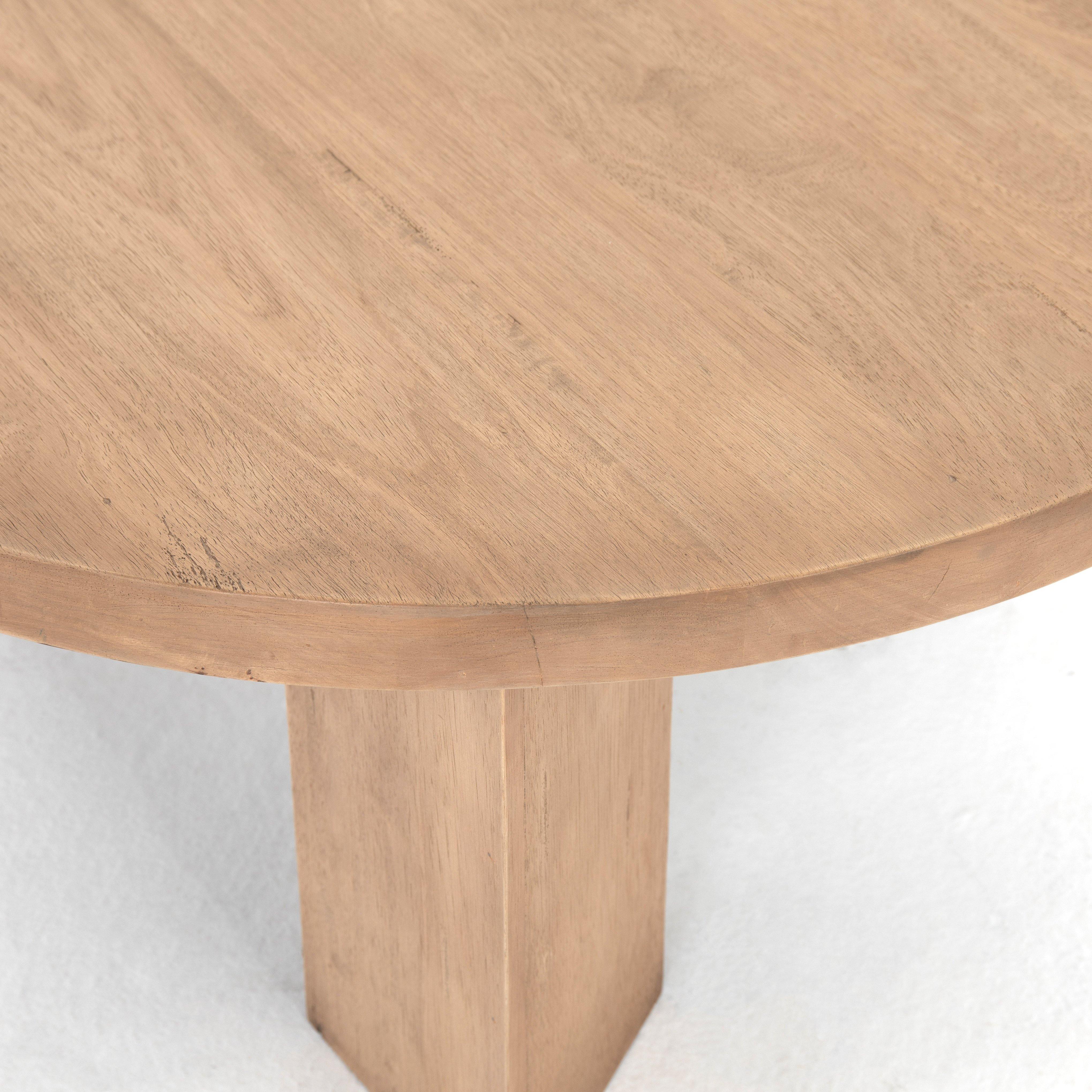Mesa Round Coffee Table, Light - Reimagine Designs - coffee table, new