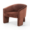 FAE LIVING CHAIR, AUBURN VELVET - Reimagine Designs - Accent Chair, Armchair, new, Office Chair
