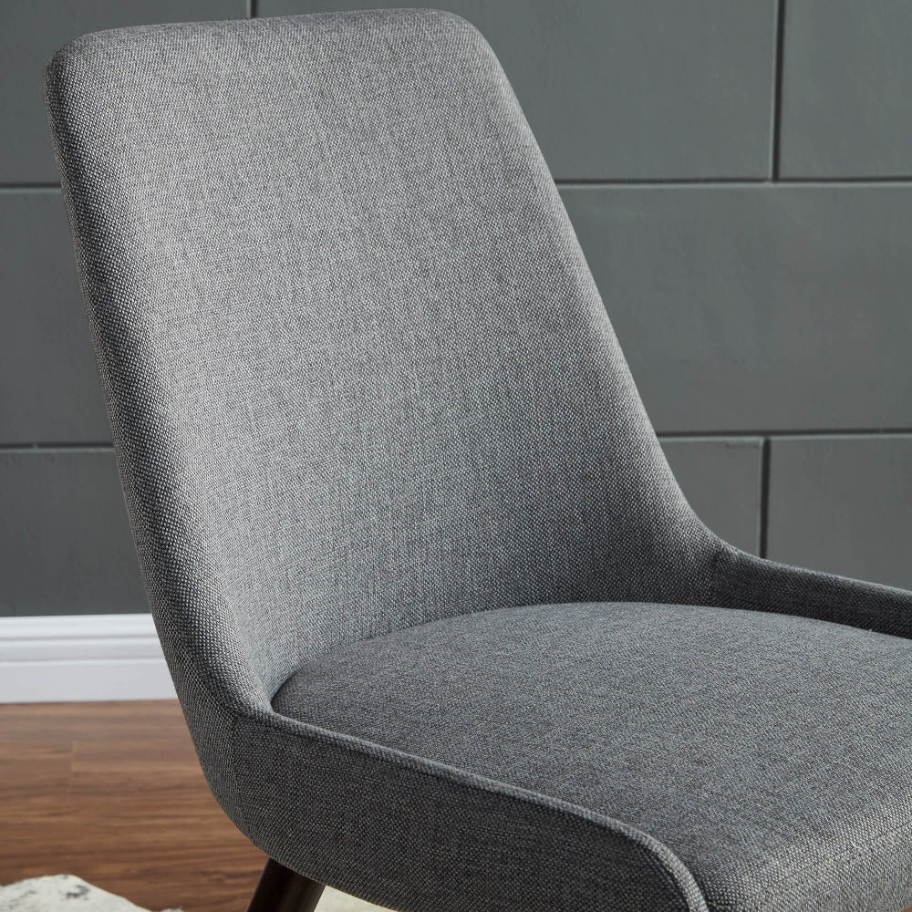 Mia Charcoal Grey Side Chair, Set of 2