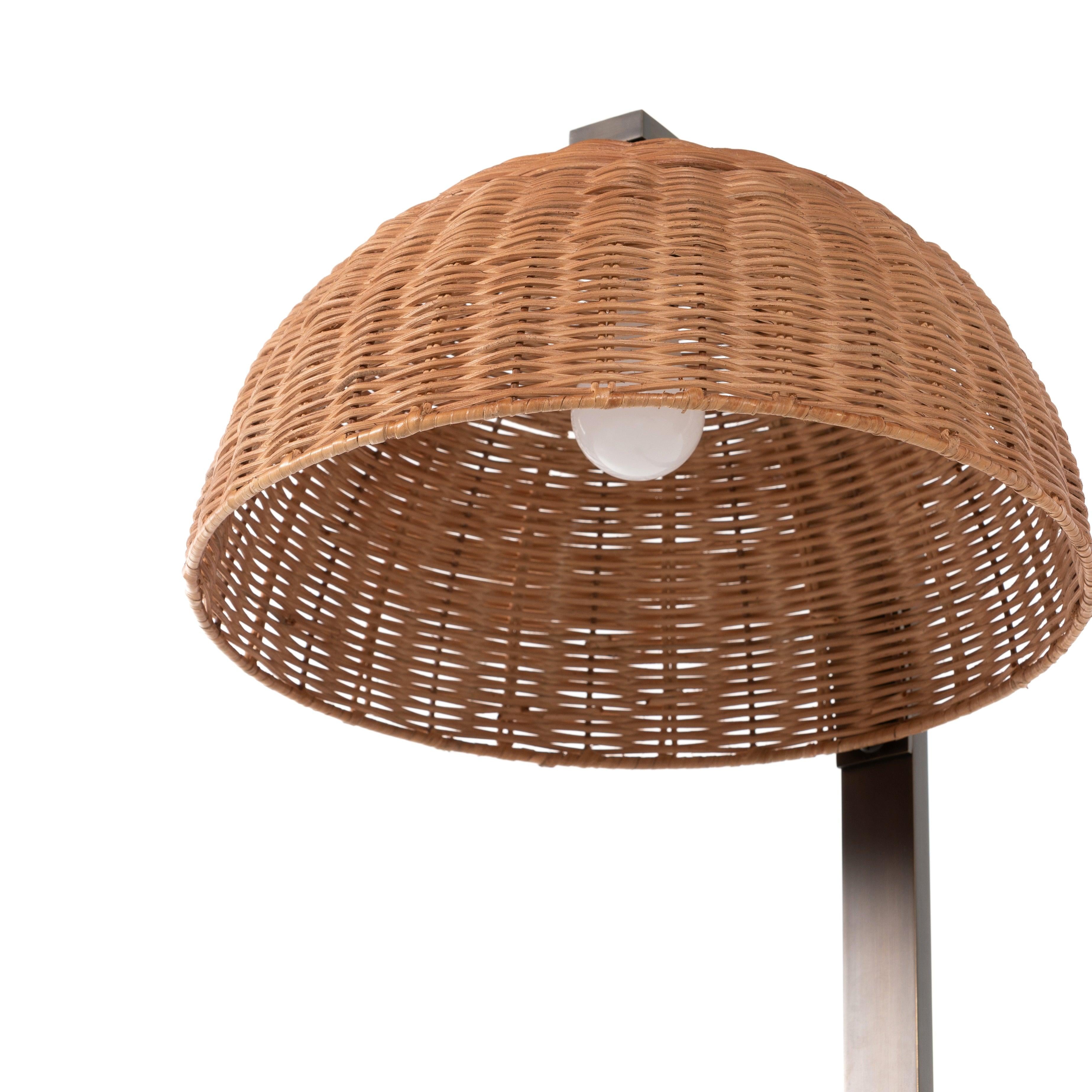 Spirro Rattan Floor Lamp - Reimagine Designs - Floor Lamp, new