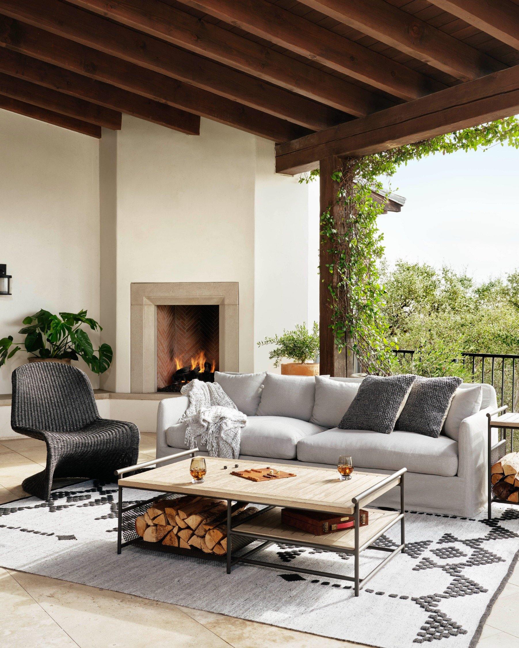Portia Coal Outdoor Occasional Chair - Reimagine Designs - Outdoor, outdoor armchair, Outdoor Armchairs, outdoor chair