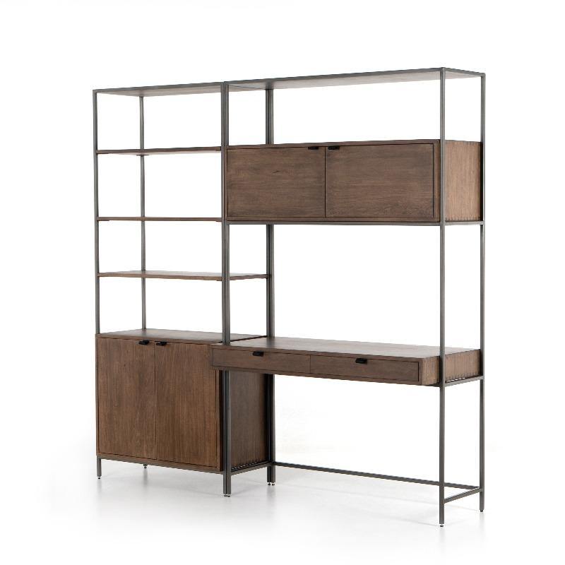 Trey Modular Wall Desk w/ Bookcase - Reimagine Designs - Desks, new
