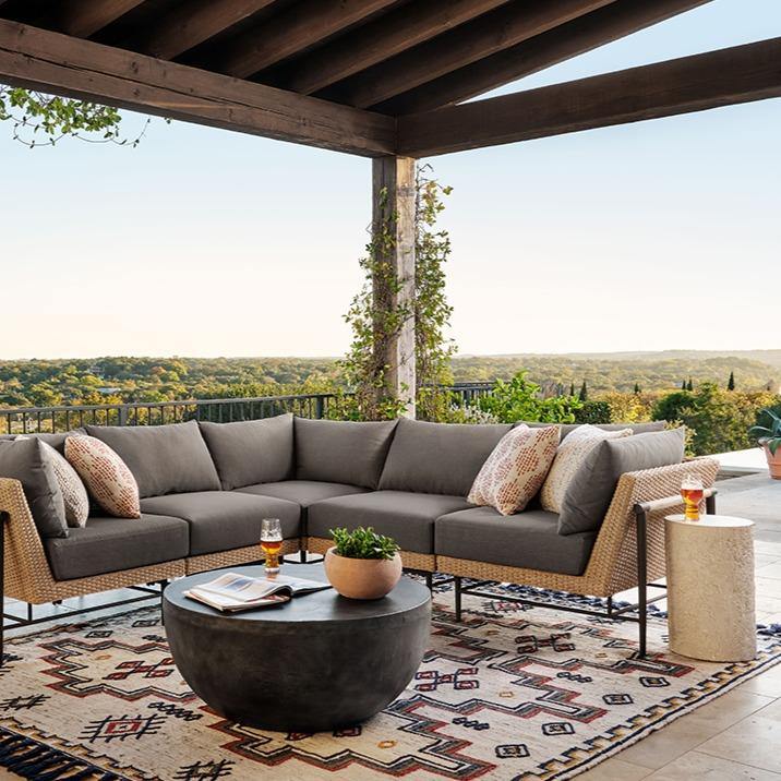 Basil Outdoor Coffee Table - Reimagine Designs - coffee table, new, outdoor, outdoor coffee table