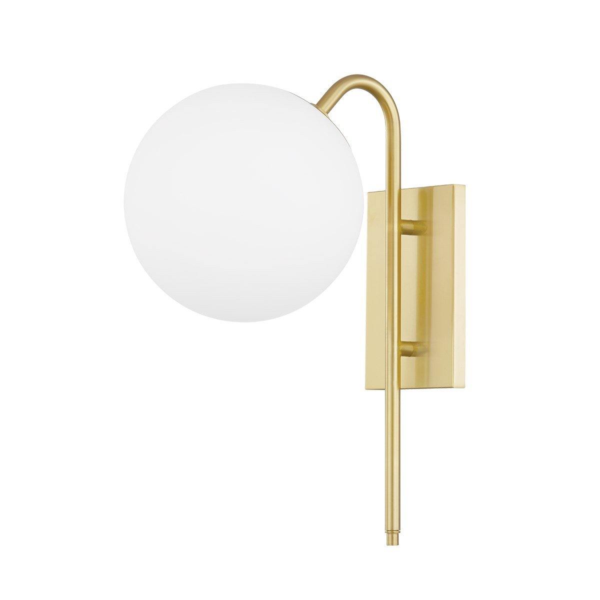 Ingrid Aged Brass Wall Sconce - Reimagine Designs - new, sconce