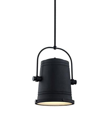 Secchio Small Black Pendant Light - Reimagine Designs - Pendant