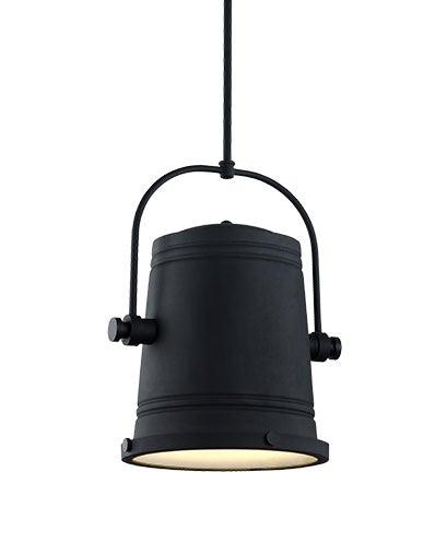 Secchio Large Black Pendant Light - Reimagine Designs - Pendant