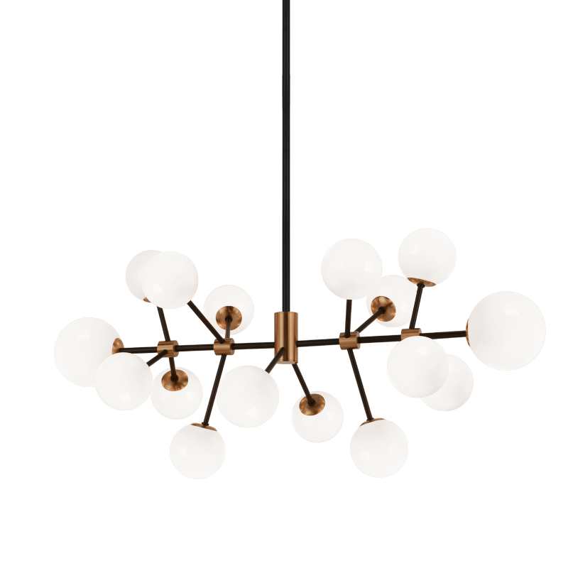 Novu 16 Light Globe Chandelier - Reimagine Designs - Pendant