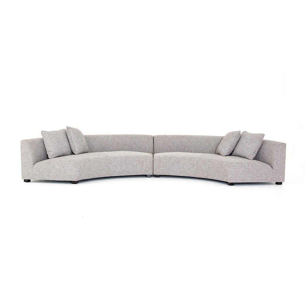 Liam Ink Grey Sectional - Reimagine Designs - new, Sectional
