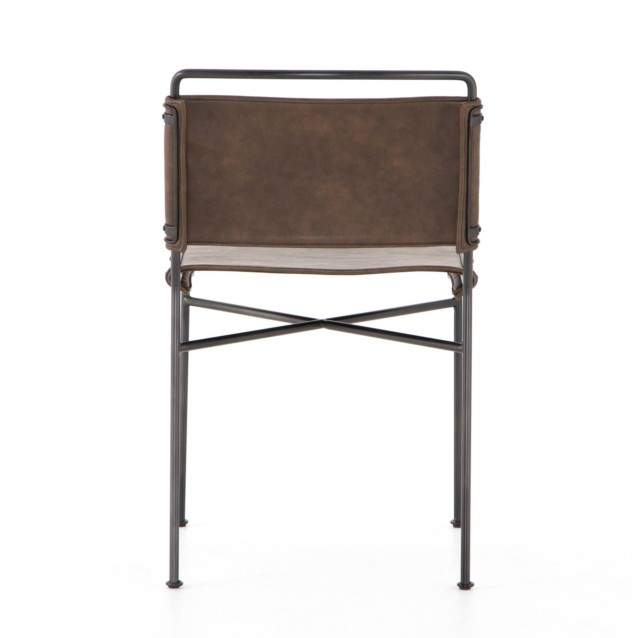 Wharton Dining Chair- Distressed Brown - Reimagine Designs - Dining Chair, new