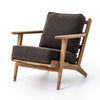 Brooks Lounge Chair, Stonewash Dark Green - Reimagine Designs - Armchair