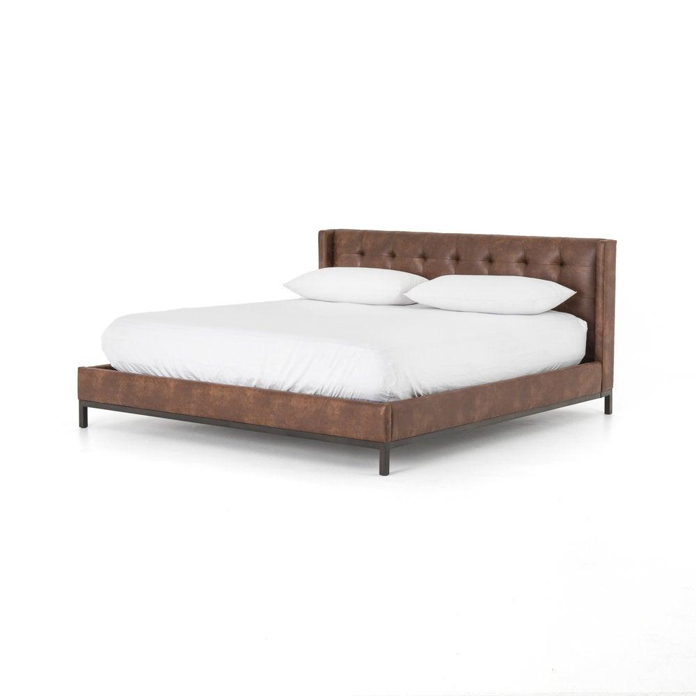 Newhall Bed, Vintage Tobacco - Reimagine Designs - bed