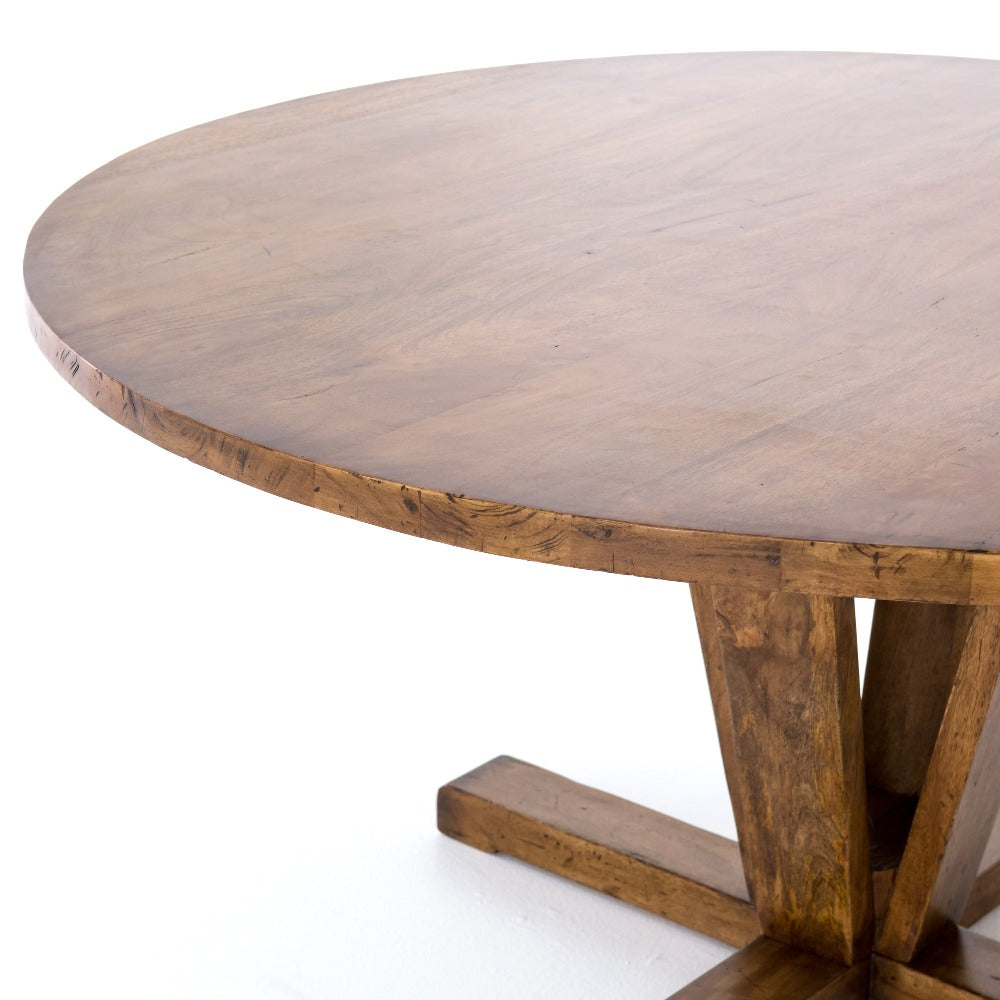 Cobain Round Wood Dining Table