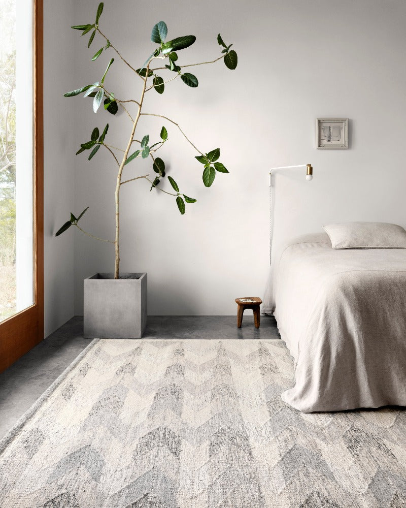 Evelina Pewter Silver Rug Collection