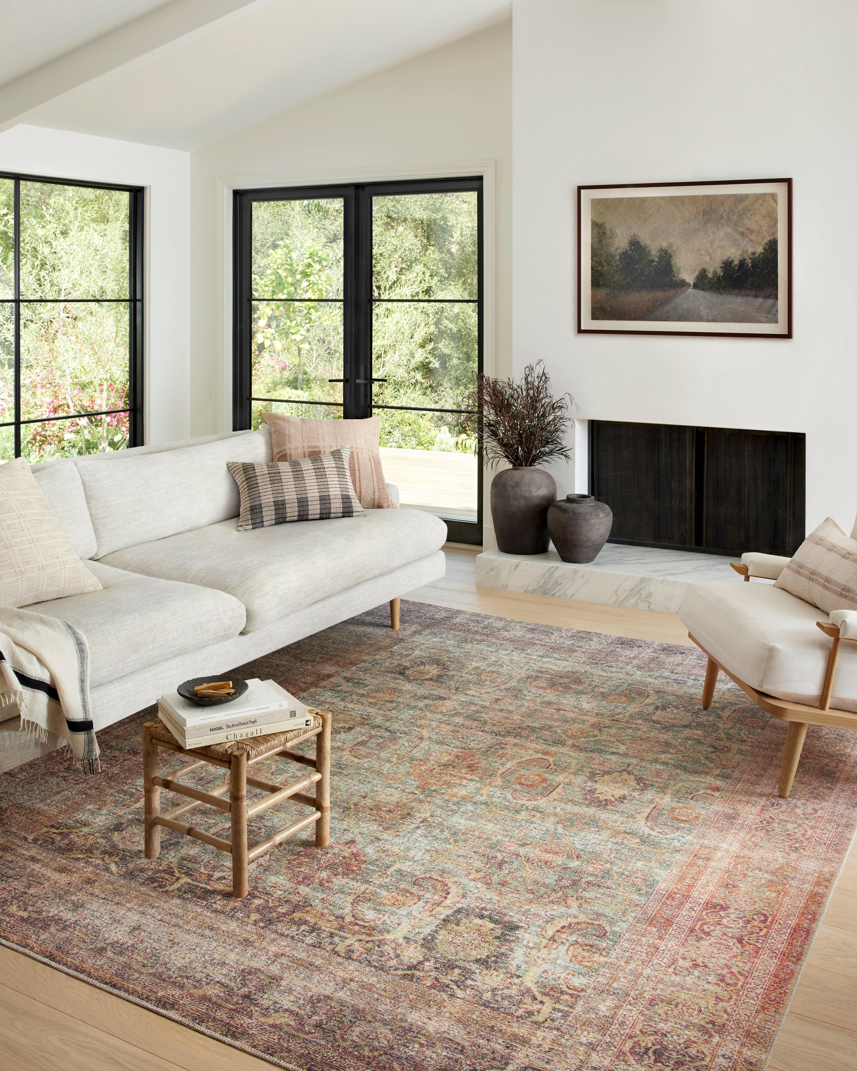 Amber Lewis Georgie Jade/Sunset Rug - Reimagine Designs - new, Pattern, rugs
