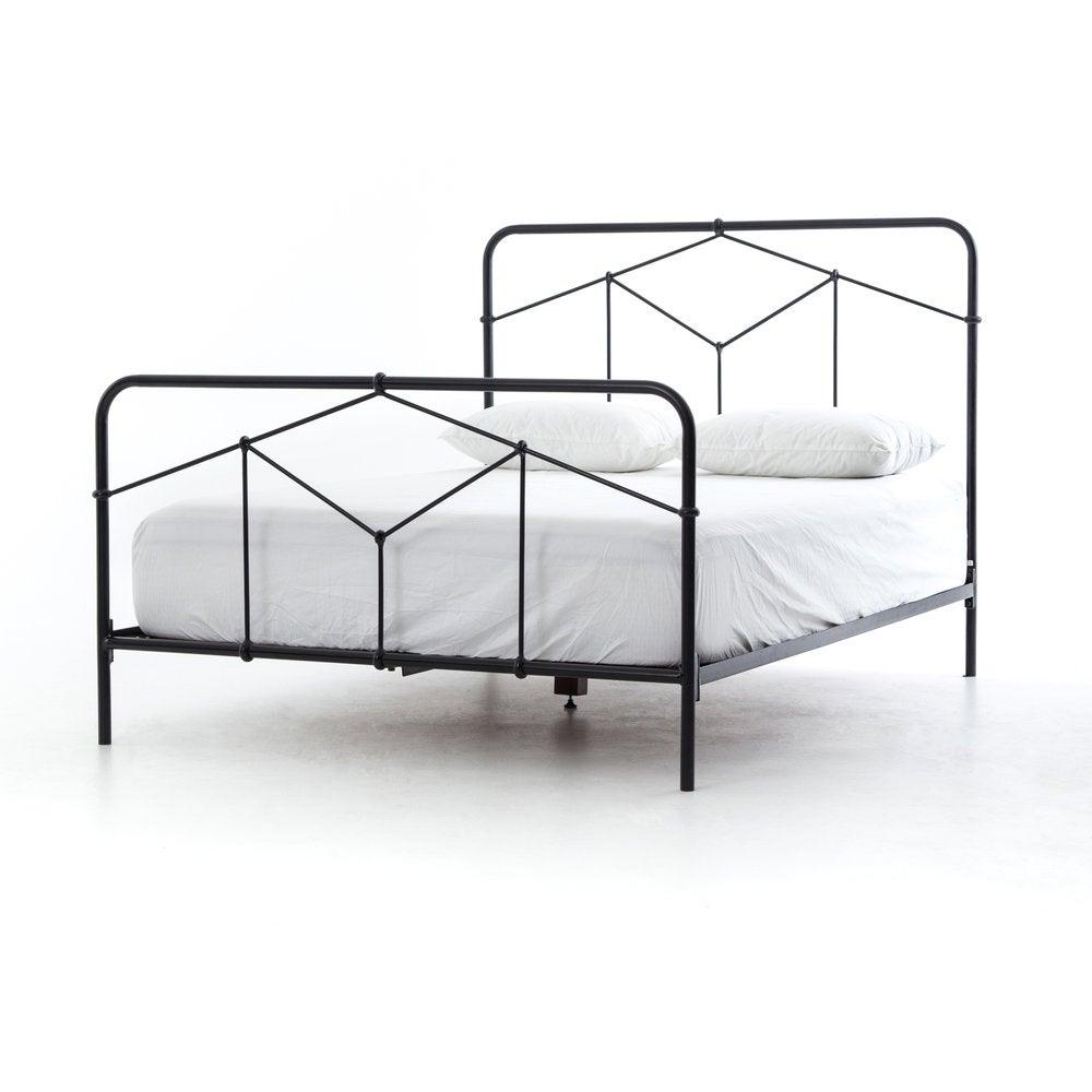 Casey Black Iron Bed - Reimagine Designs - bed
