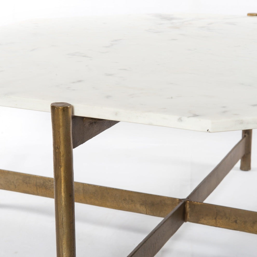 Adair Coffee Table, Brass - Reimagine Designs - coffee table, new