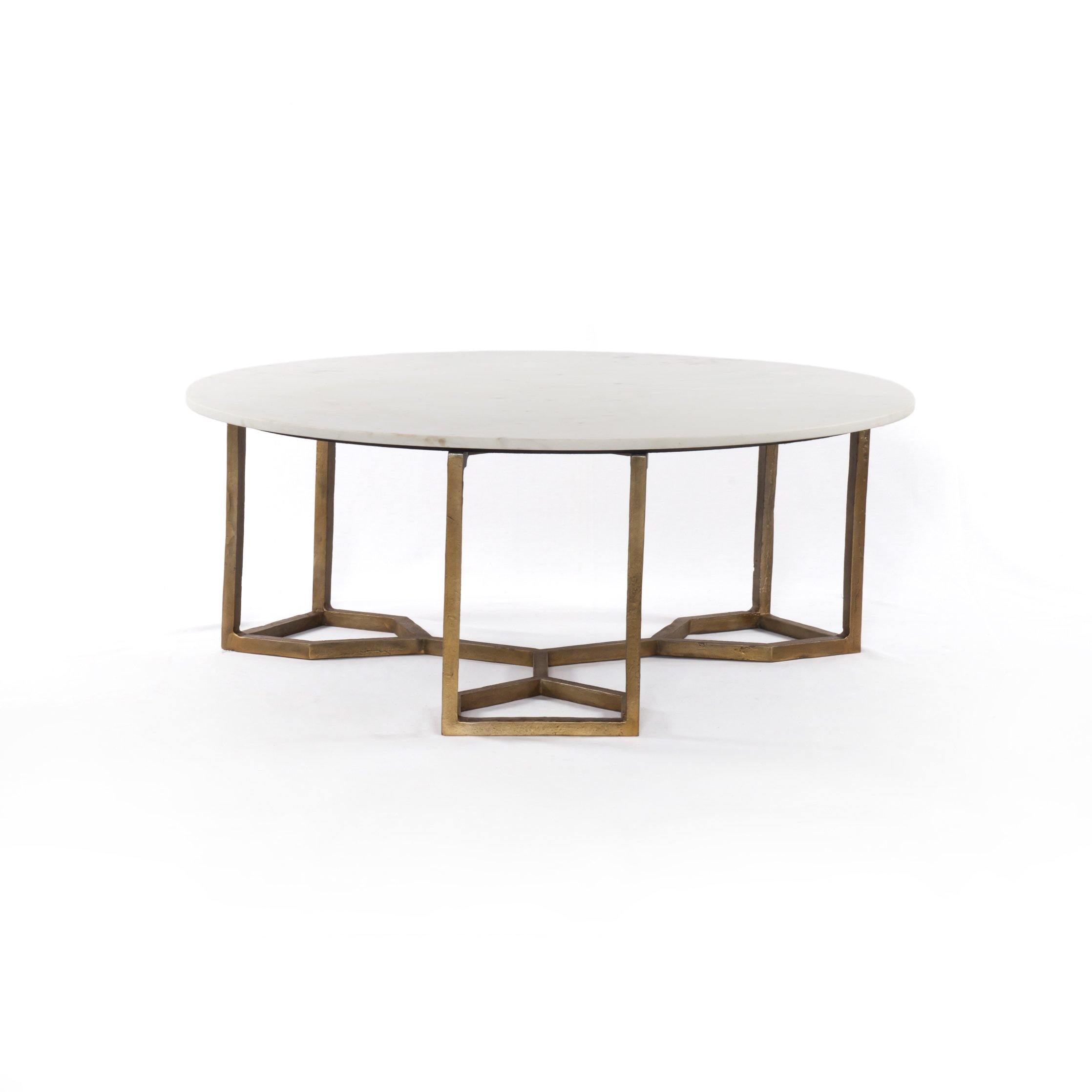 Naomi Coffee Table, Brass - Reimagine Designs - coffee table, new, Spring