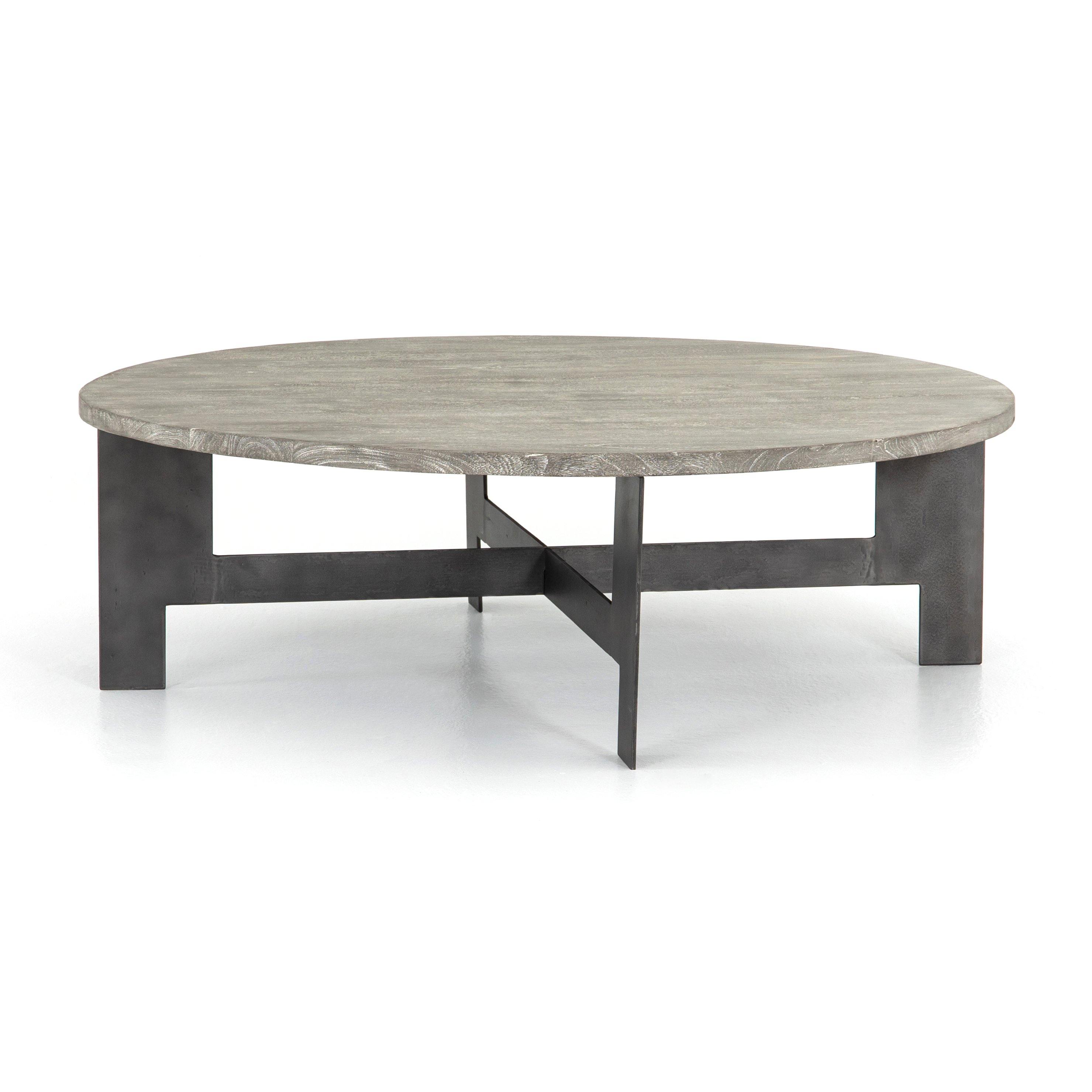 Round Coffee Table with Iron - Reimagine Designs - coffee table, new, Spring