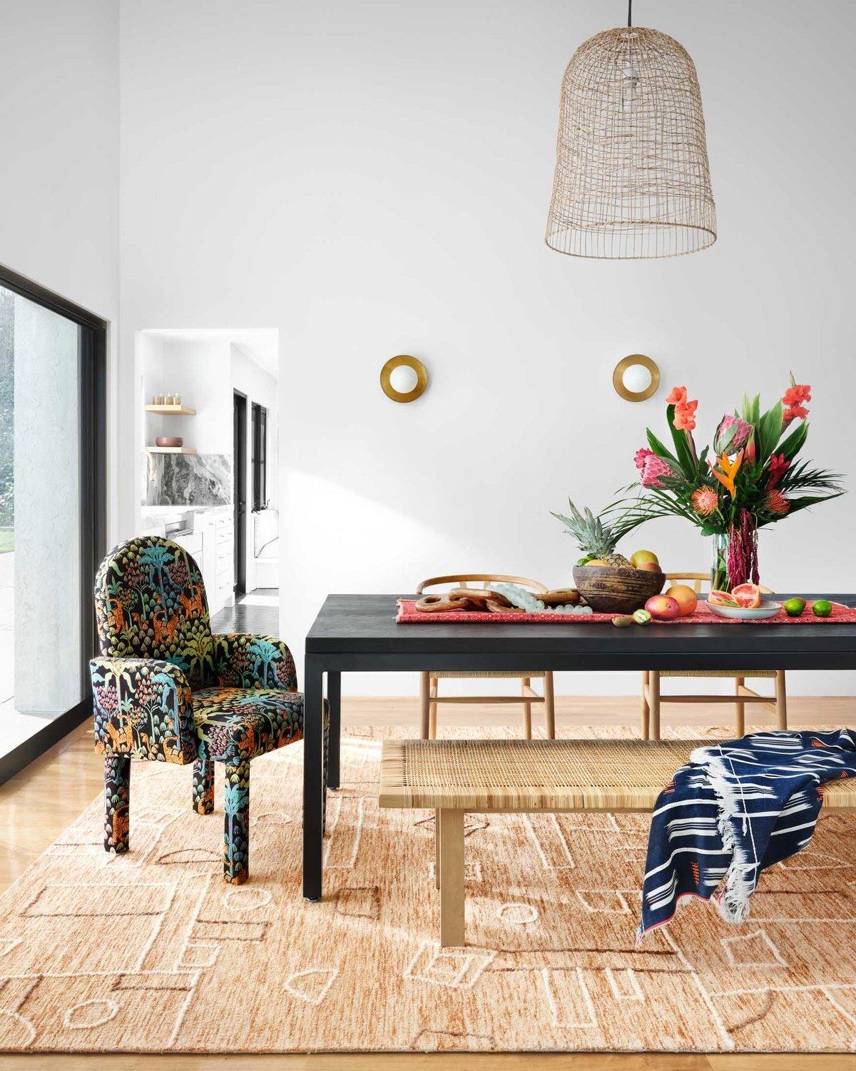 Leela Terracotta / Natural Rug - Reimagine Designs - new, Pattern, Solid