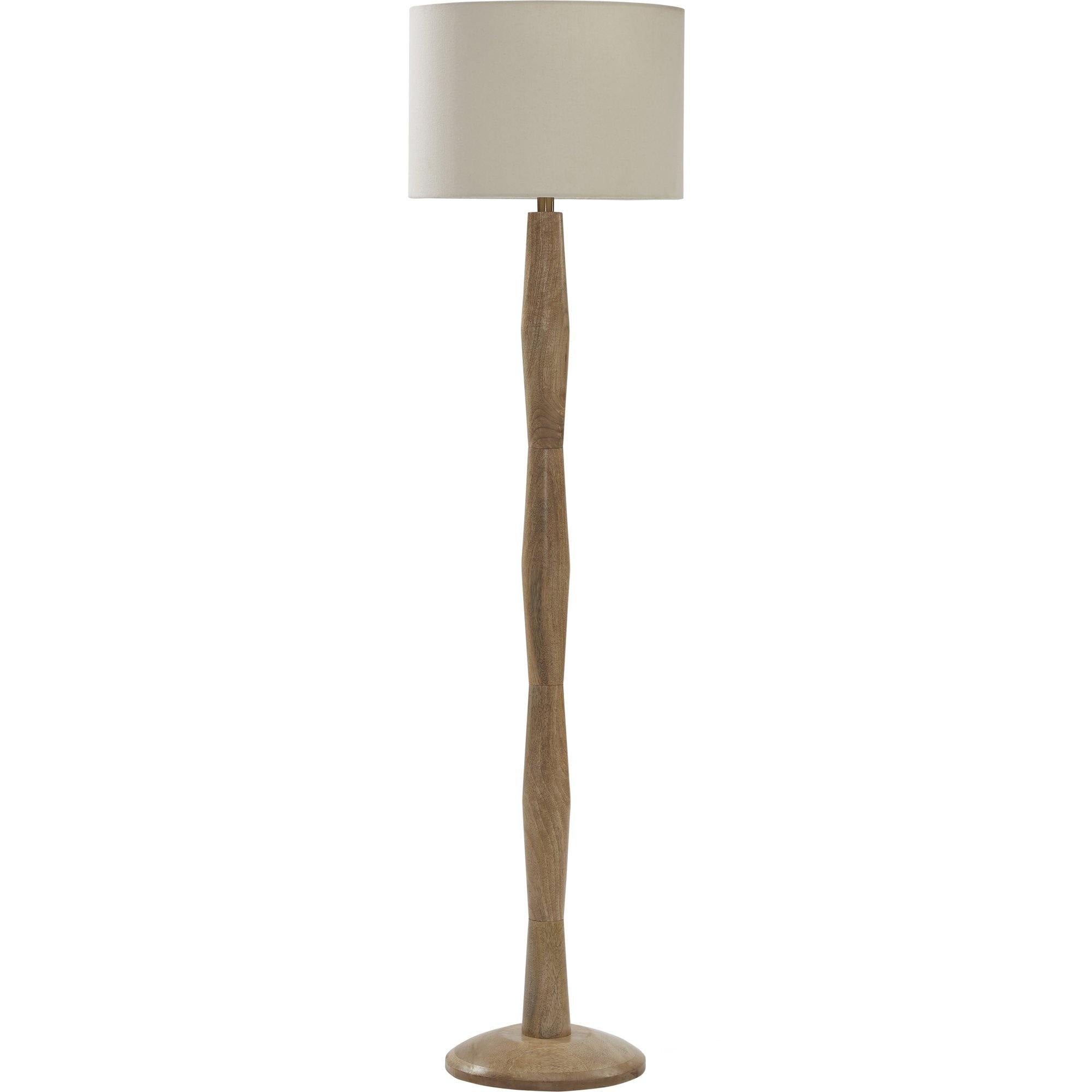 Connelly Mango Wood Floor Lamp - Reimagine Designs - Floor Lamp, new