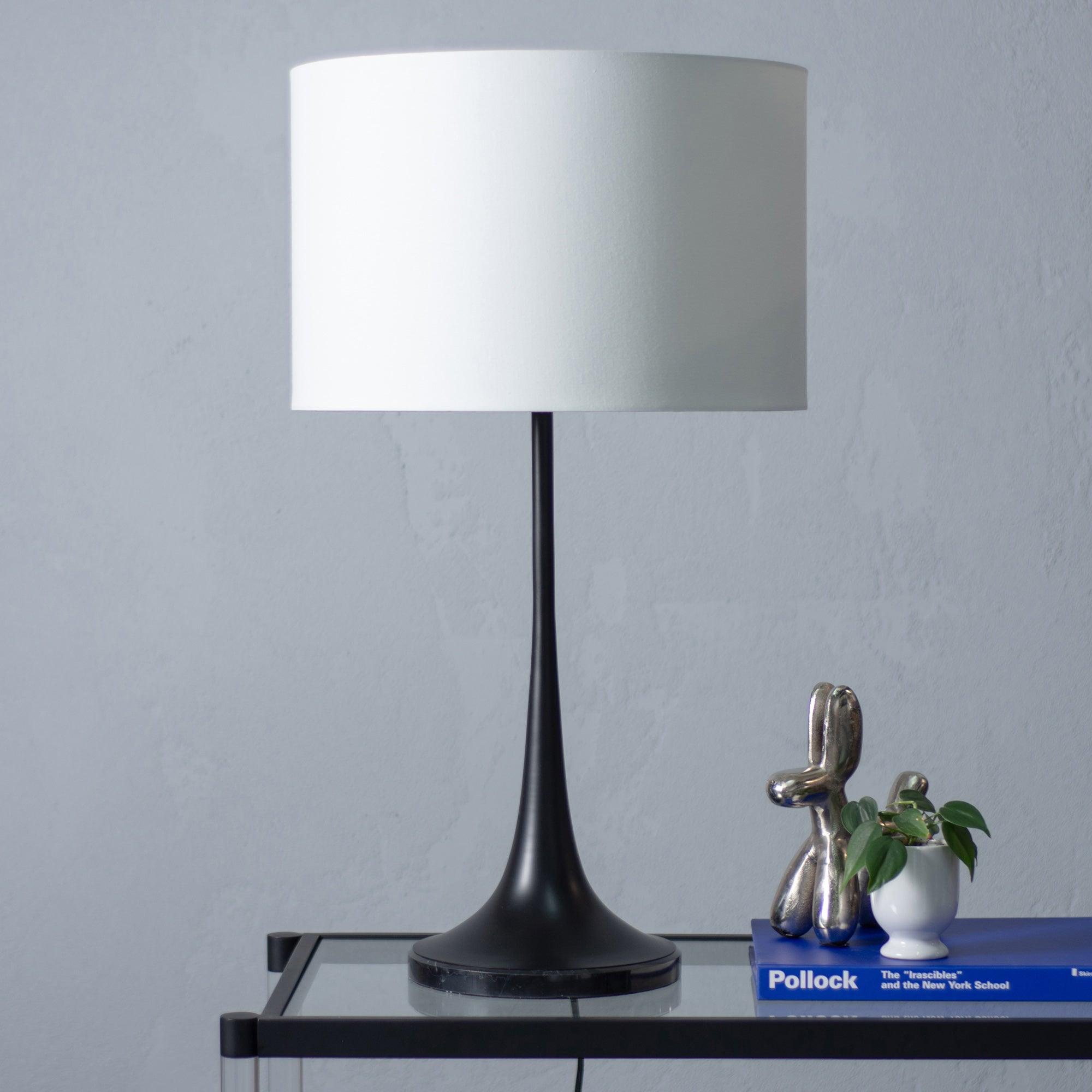 Salvora Black Marble Table Lamp - Reimagine Designs - new, Table Lamp