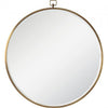 Azam Gold Round Mirror - Reimagine Designs - 
