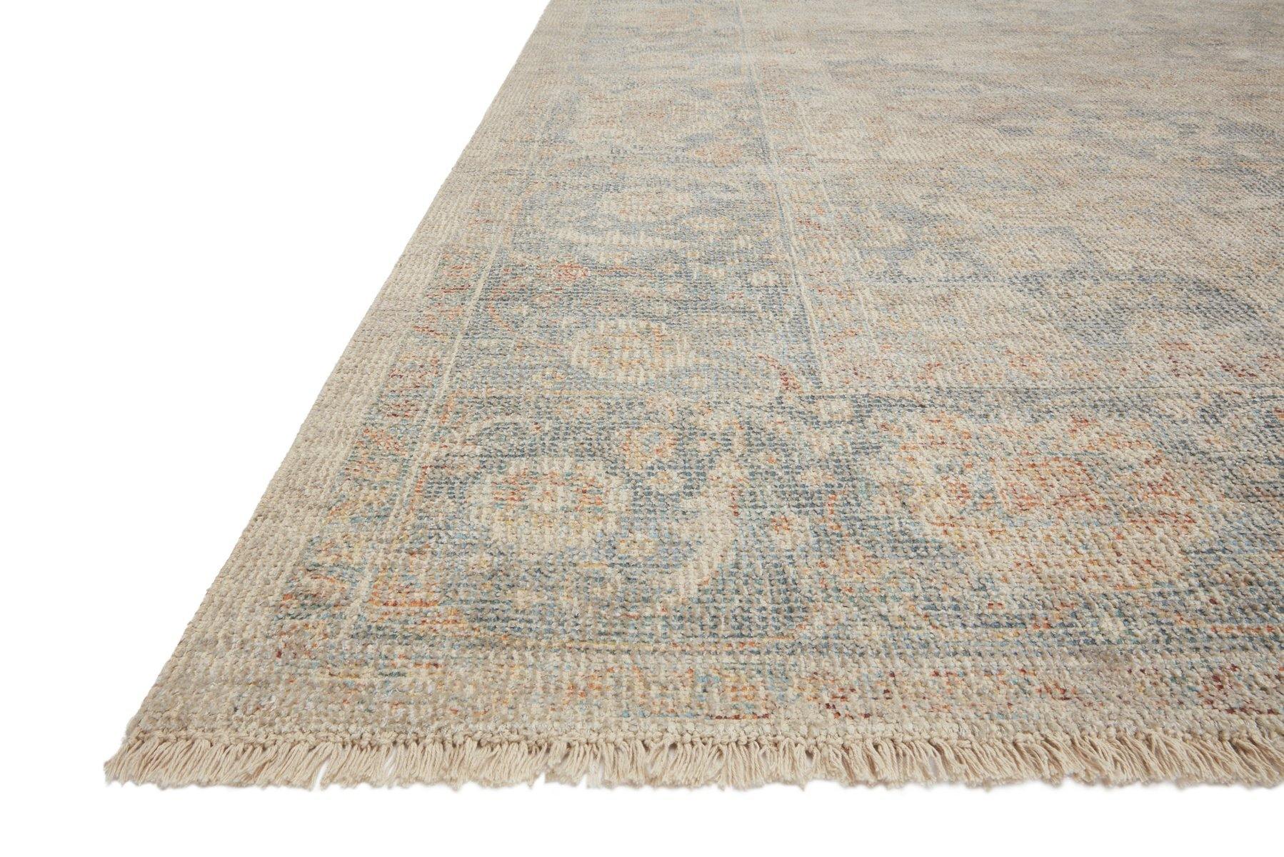 PRIYA BONE/BLUESTONE RUG - Reimagine Designs - new, Pattern, Rug