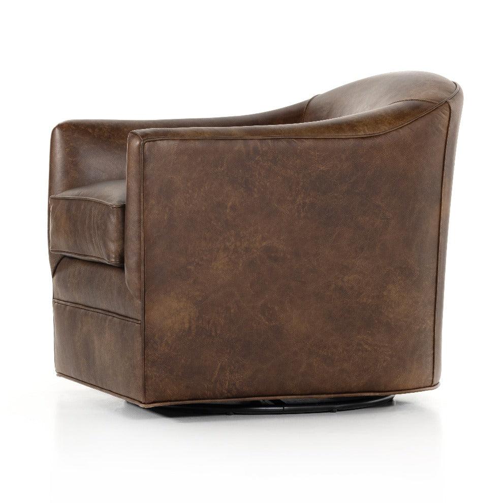 Quinton Cigar Swivel Chair - Reimagine Designs - Accent Chair, Armchair, chairs, new, Swivel Chair