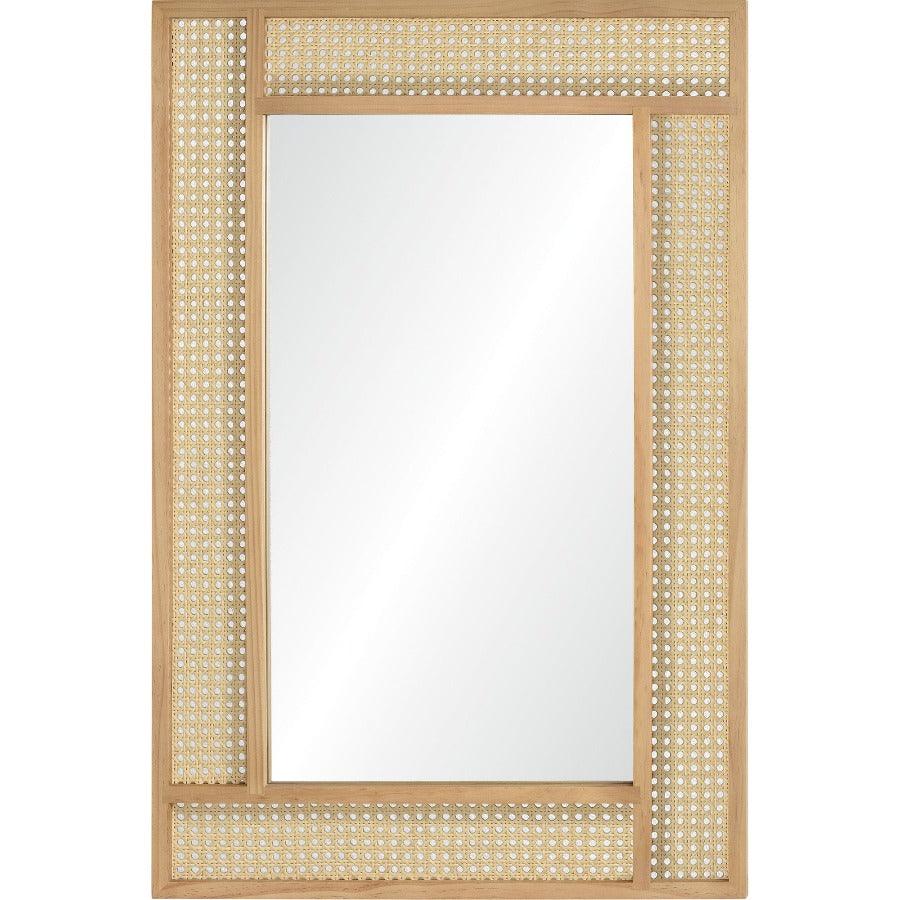 Rattan Wren Wall Mirror - Reimagine Designs - Mirror, new