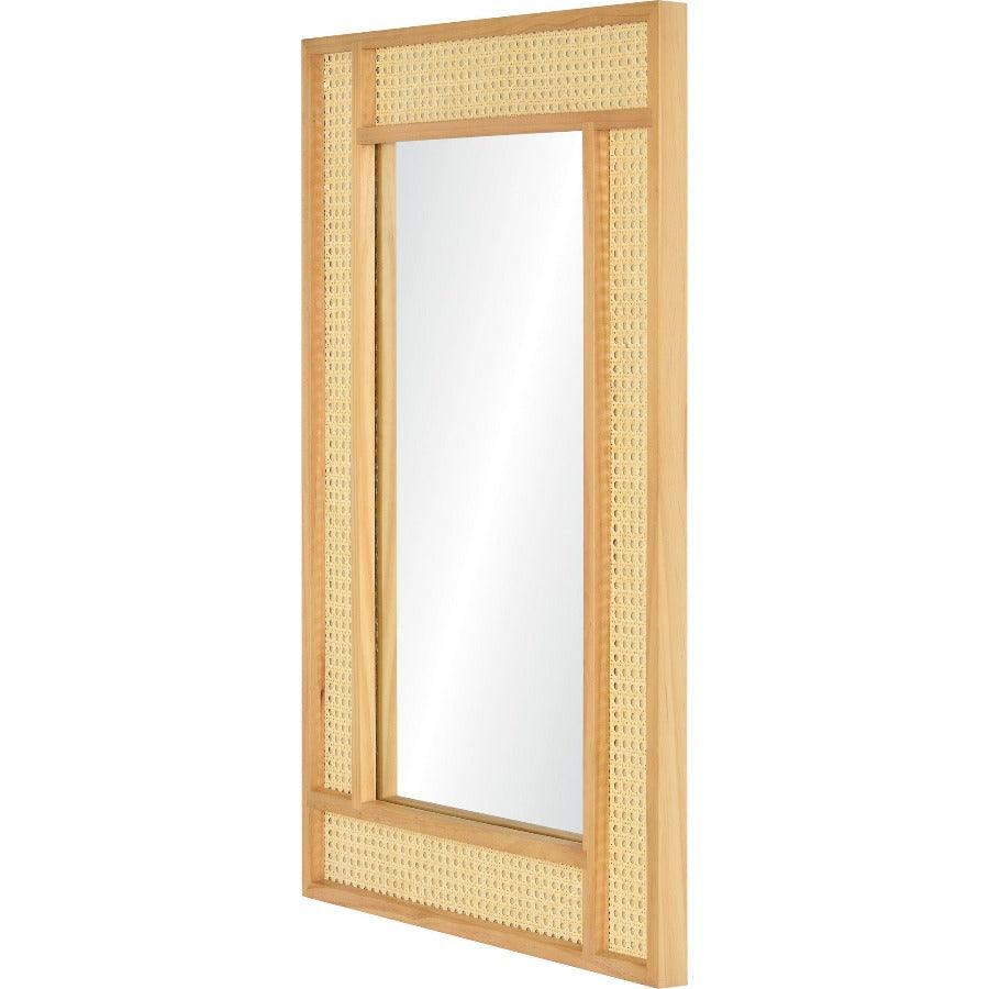 Rattan Wren Wall Mirror - Reimagine Designs - Mirror, new