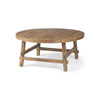 Rosie Round Wood Coffee Table - Reimagine Designs - coffee table, new