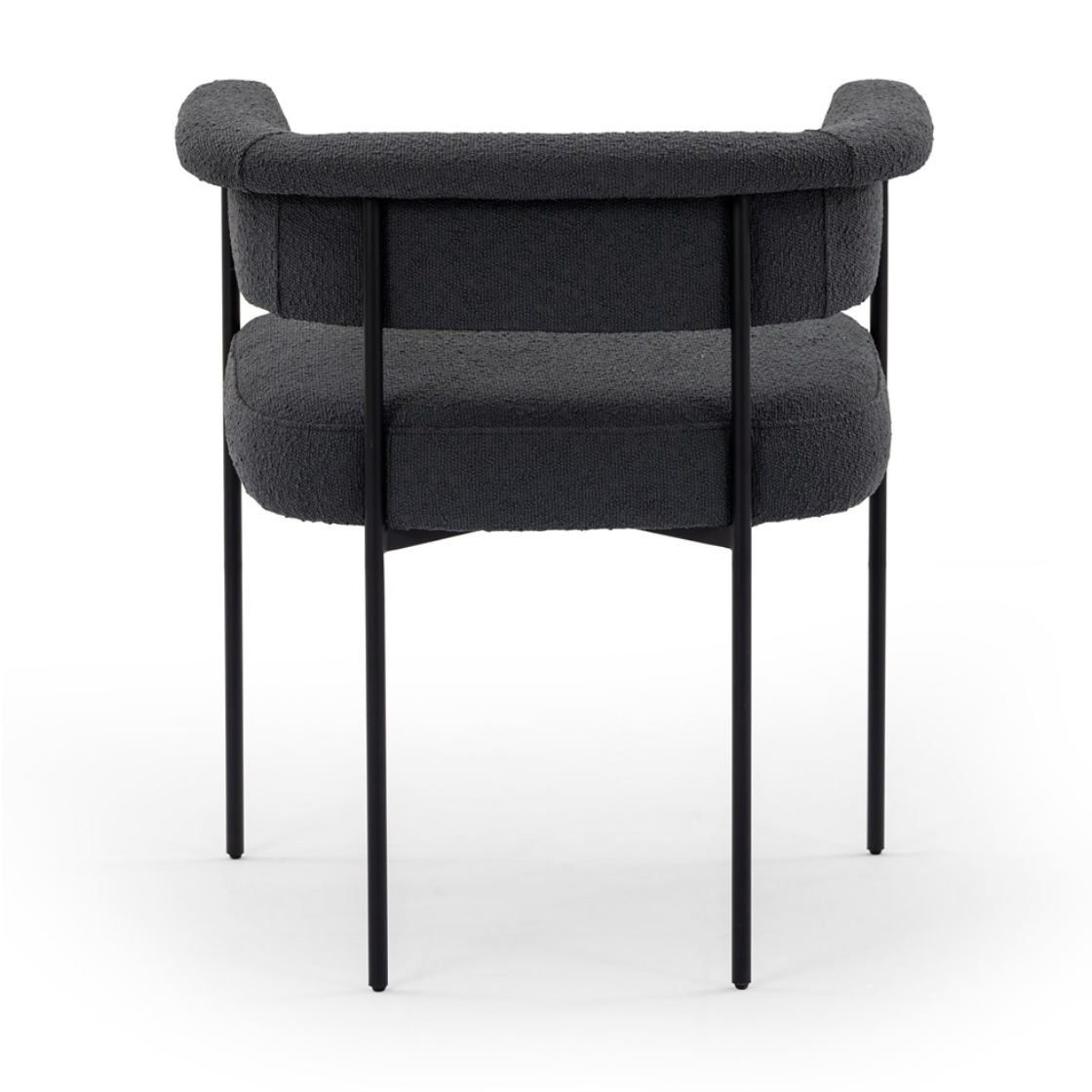 Carrie Slat Boucle Dining Chair