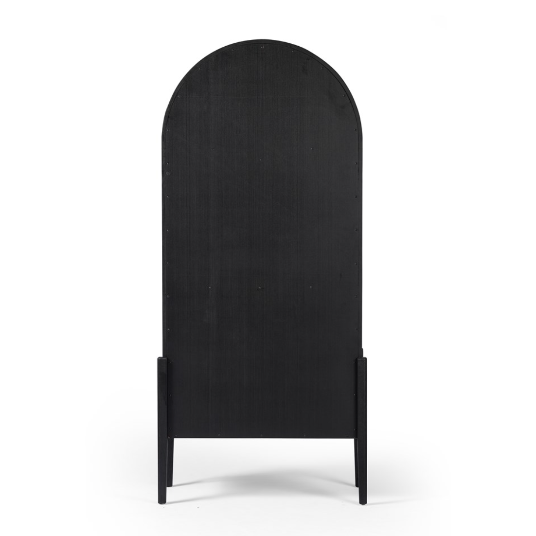 Tolle Black Oak Panel Door Cabinet