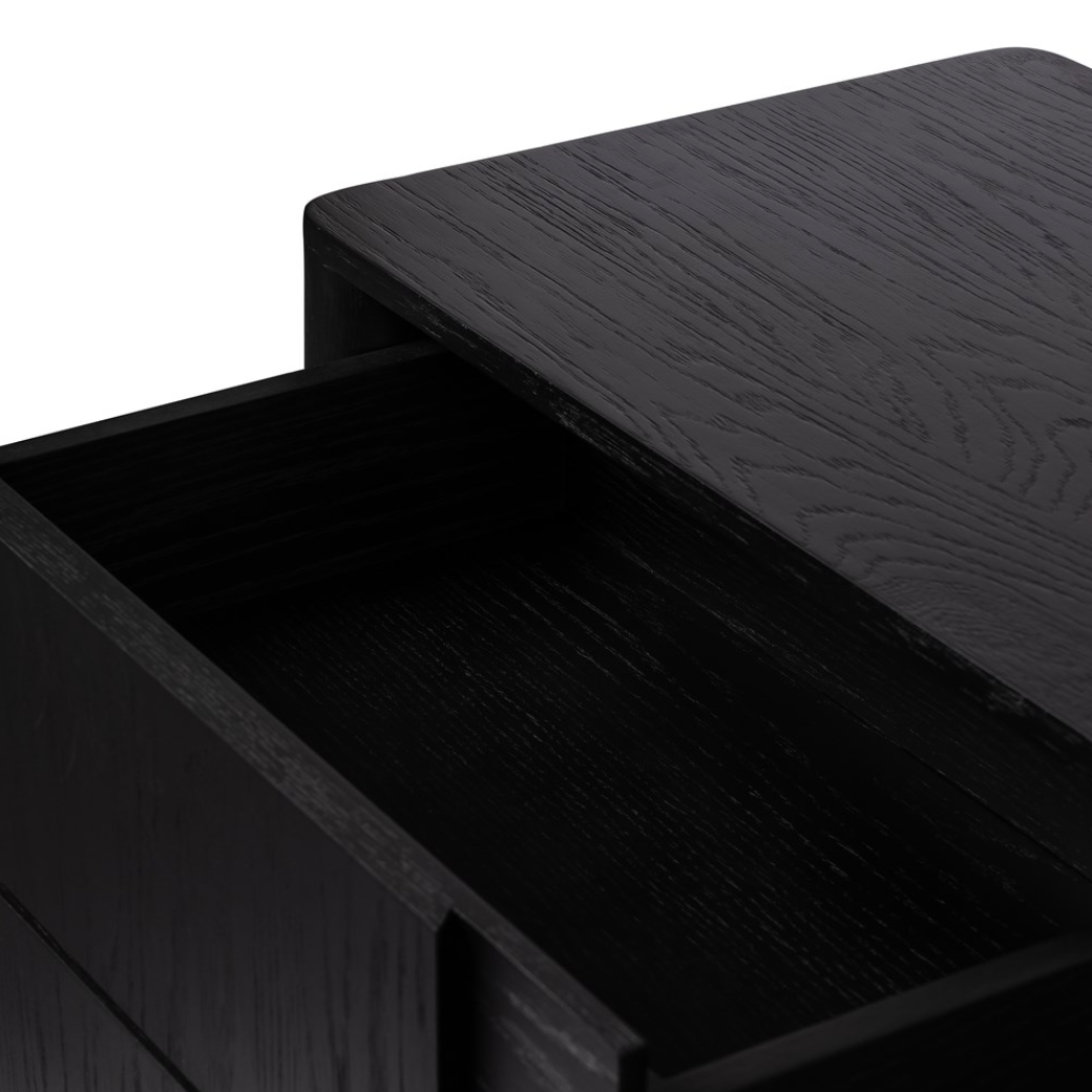 Pollard Brushed Ebony Oak Media Console