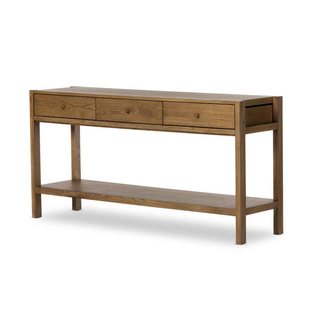 Oak sofa hot sale table