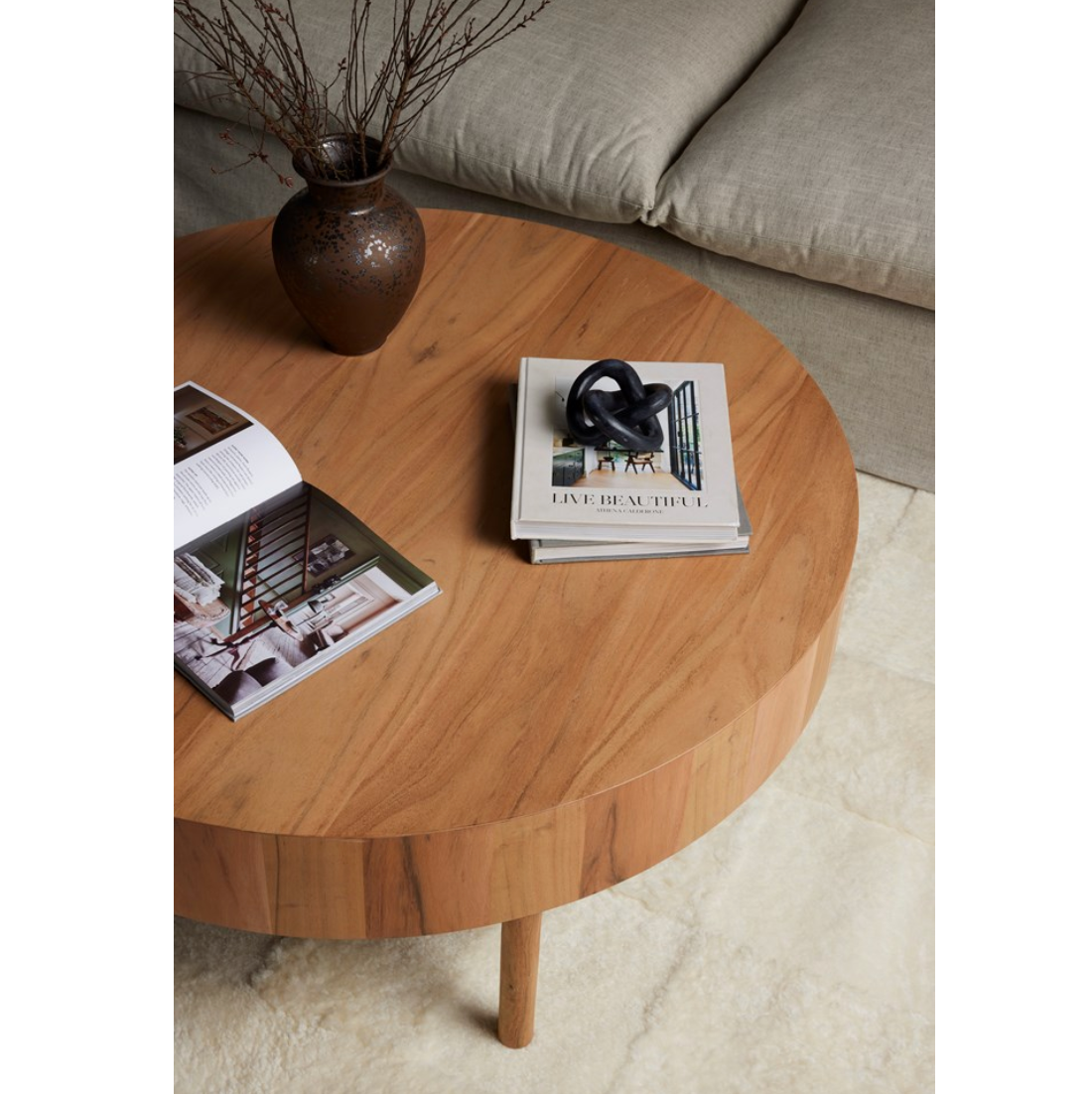 Four Hands Atmore Natural Coffee Table