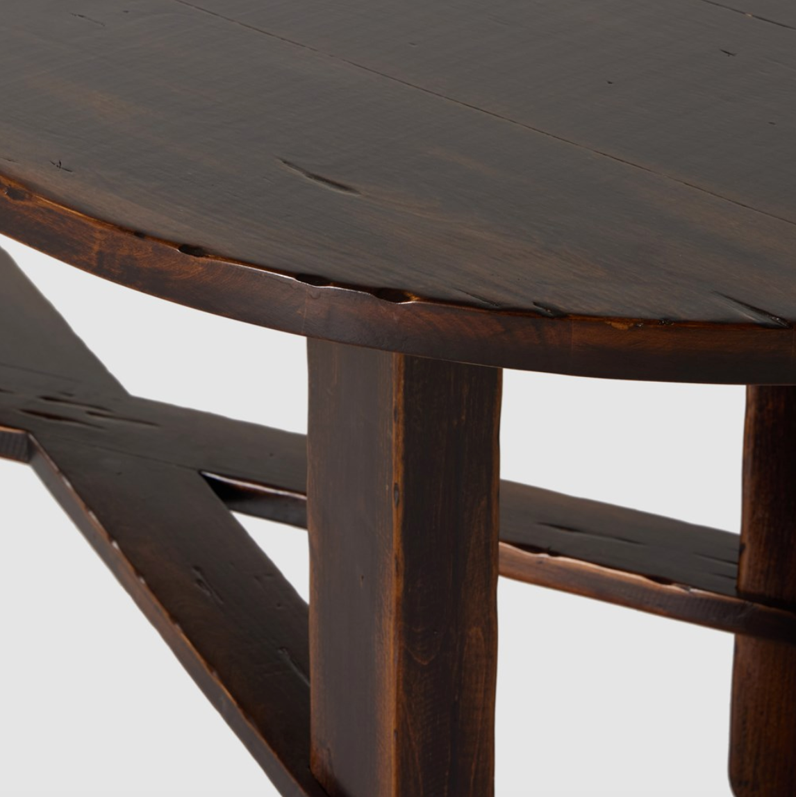 Ovilla Distressed Oval Dining Table