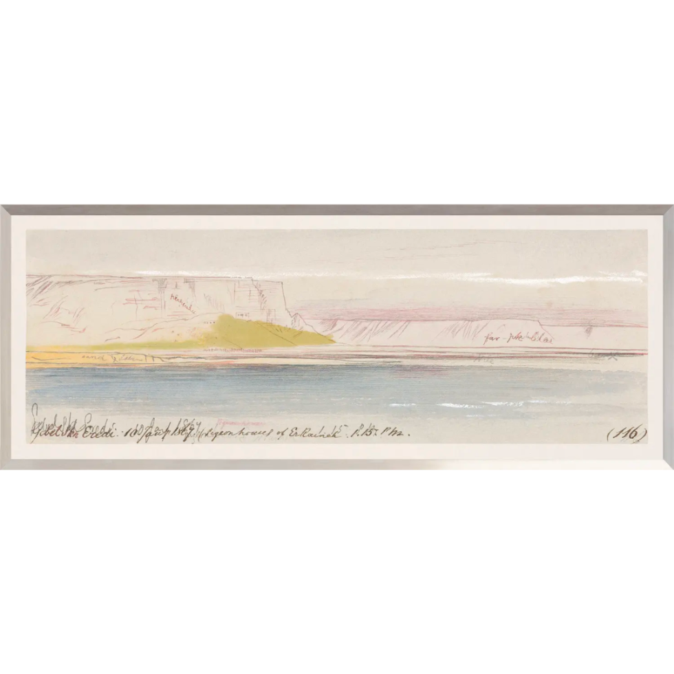 Watercolour Series, Sky Blue II Edward Lear